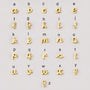 Milly 18K Gold-Plated Letter Necklace