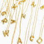 Dalia 18K Gold-Plated Letter Necklace