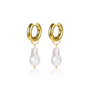 Katherine 18K Gold-Plated Natural Pearl Earrings