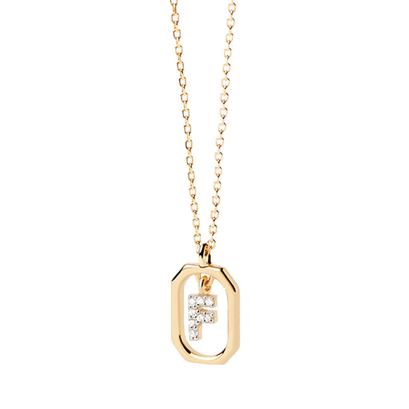 Addison 18K Gold-Plated Letter Necklace