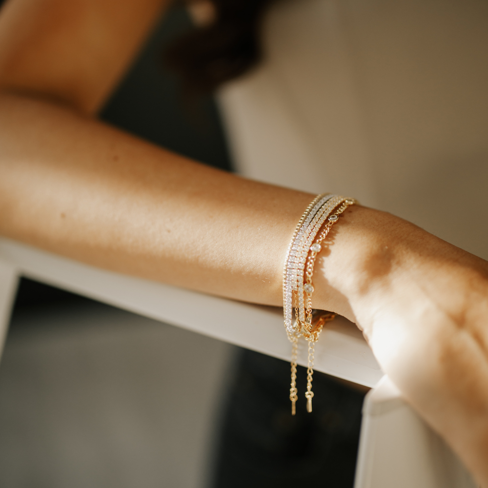 Michelle 18K Gold-Plated Bracelet