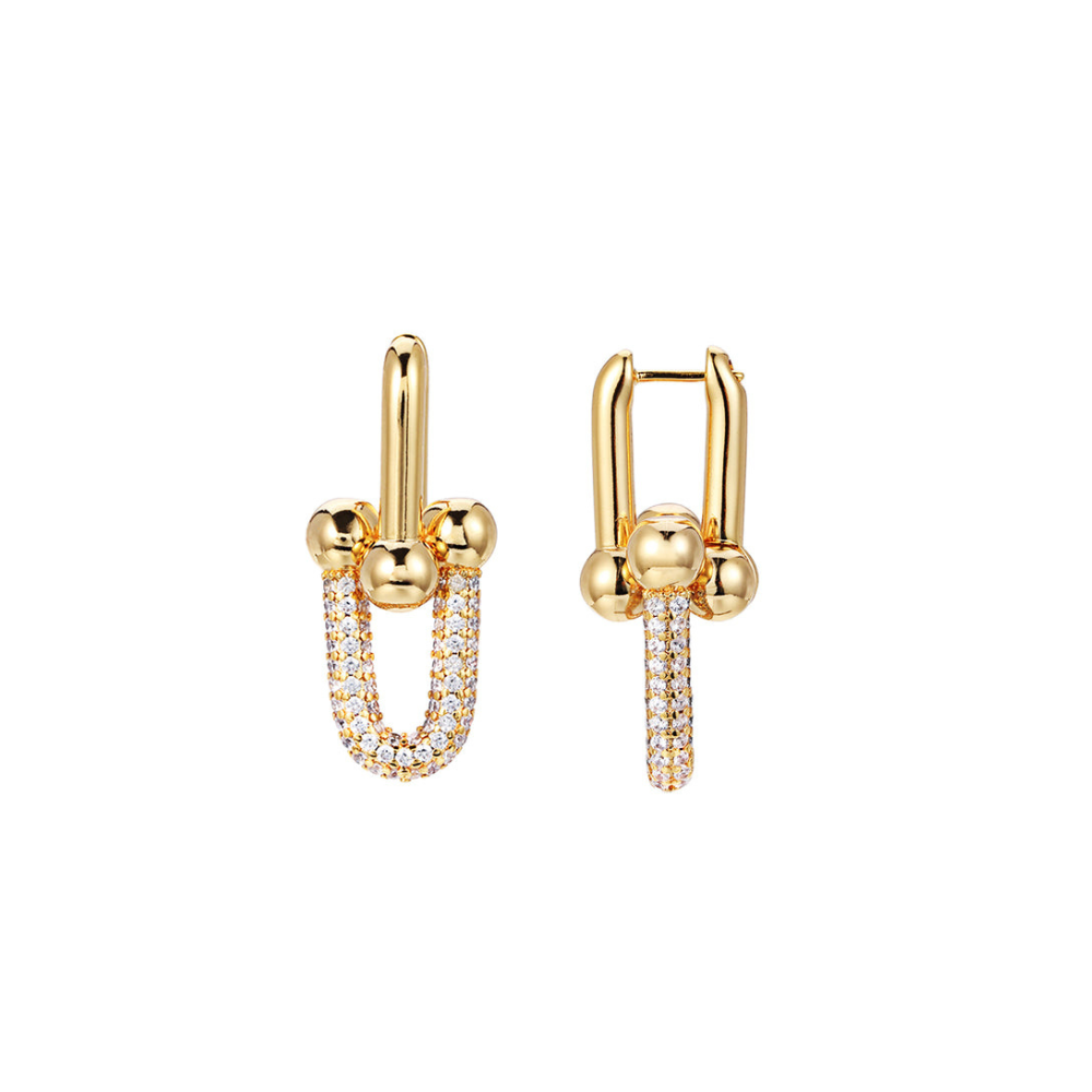 Amanda 18K Gold-Plated Earrings