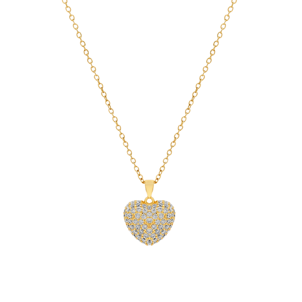 Open Heart 18K Gold-Plated Necklace