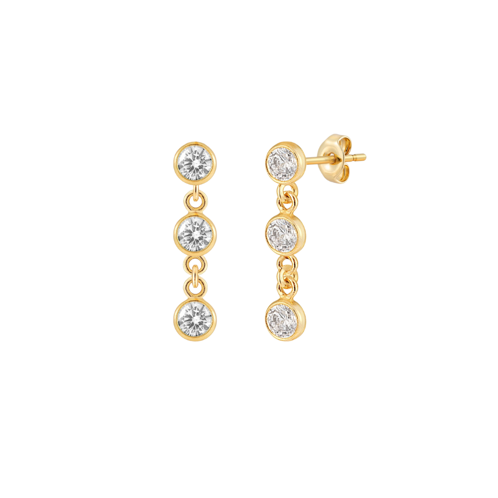 Ivy 18K Gold-Plated Earrings