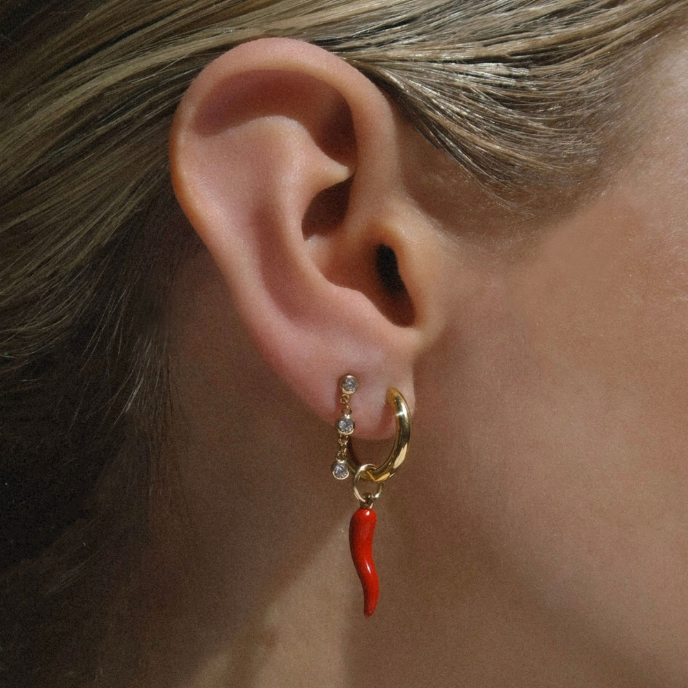 Ivy 18K Gold-Plated Earrings