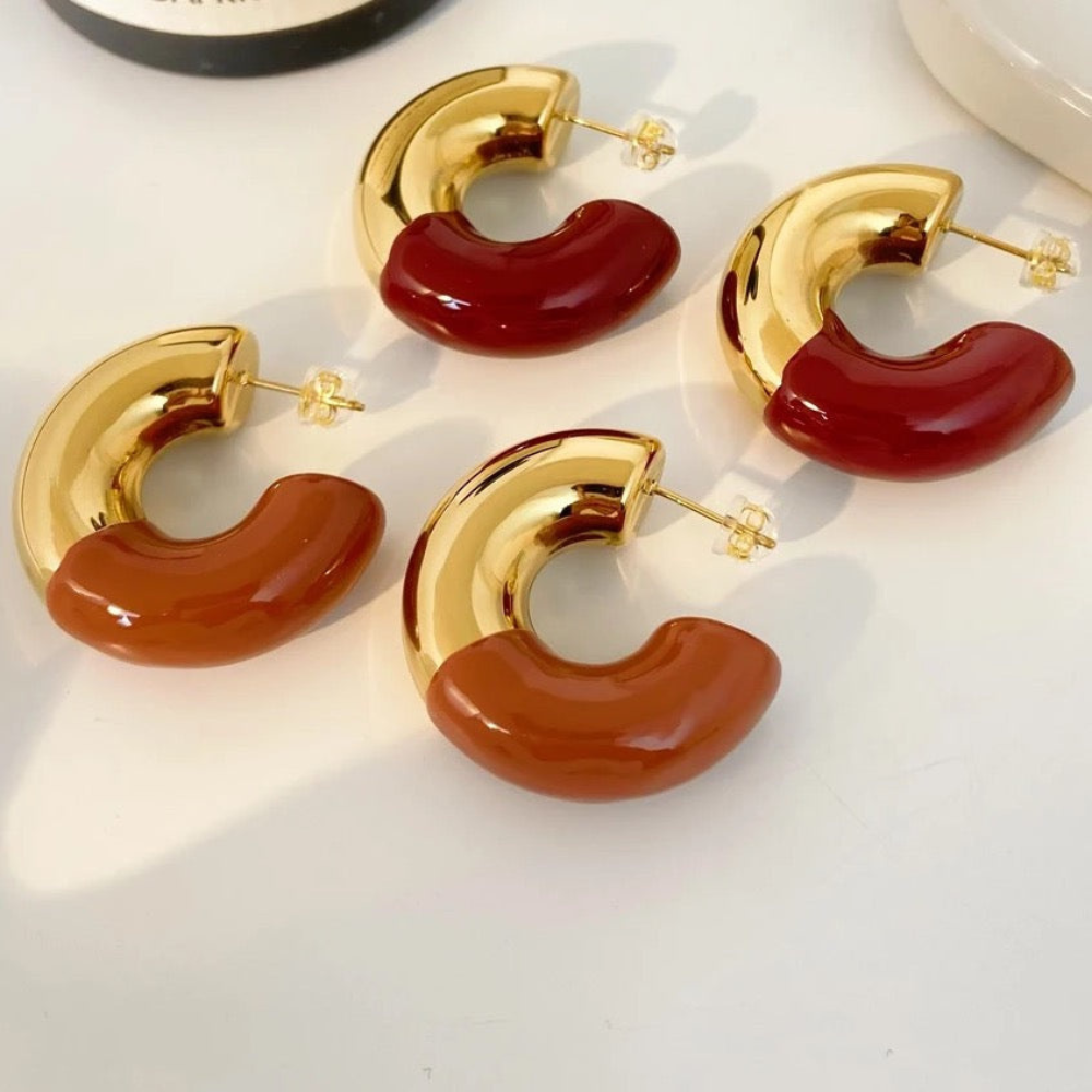 Allegra 18K Gold-Plated Earrings