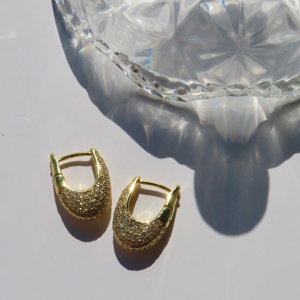 Jasmine 18K Gold-Plated Earrings