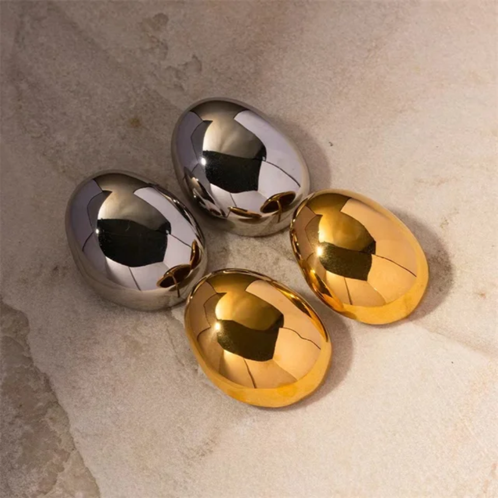 Rose 18K Gold-Plated Earrings