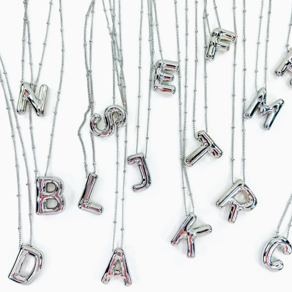 Dalia 18K Gold-Plated Letter Necklace