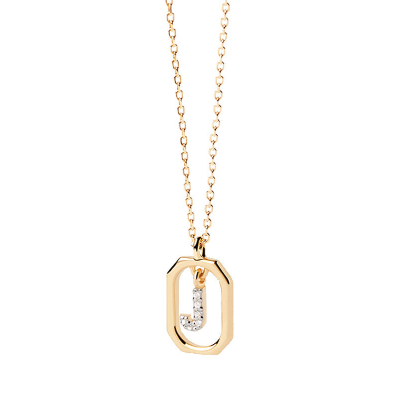 Addison 18K Gold-Plated Letter Necklace