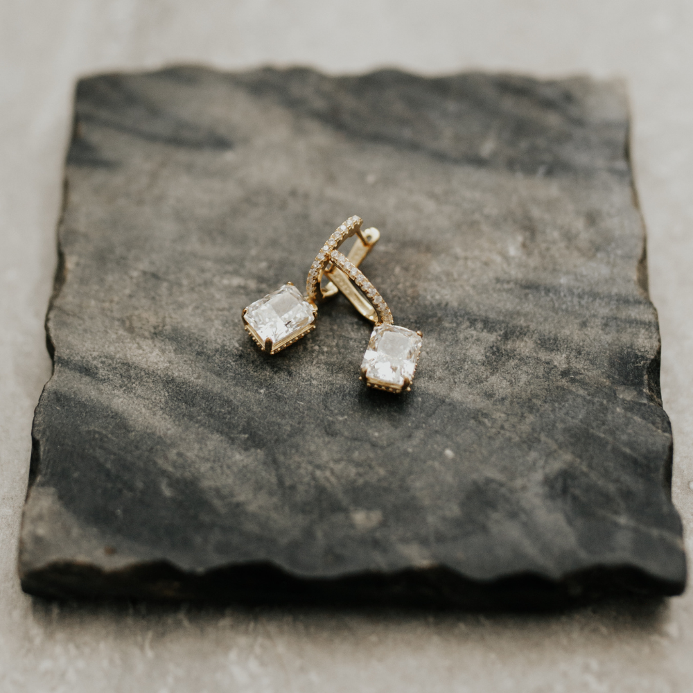 Grace 18K Gold-Plated Earrings