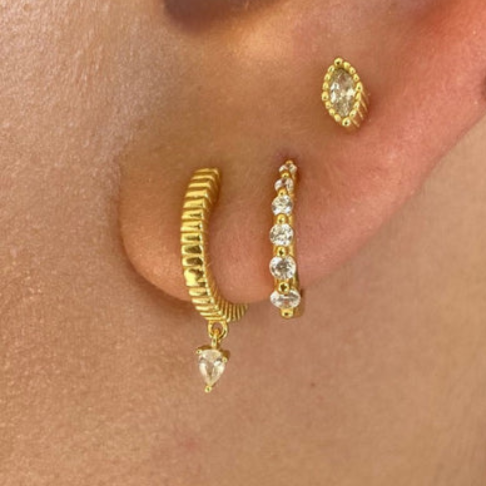 Summer 18K Gold-Plated Earrings