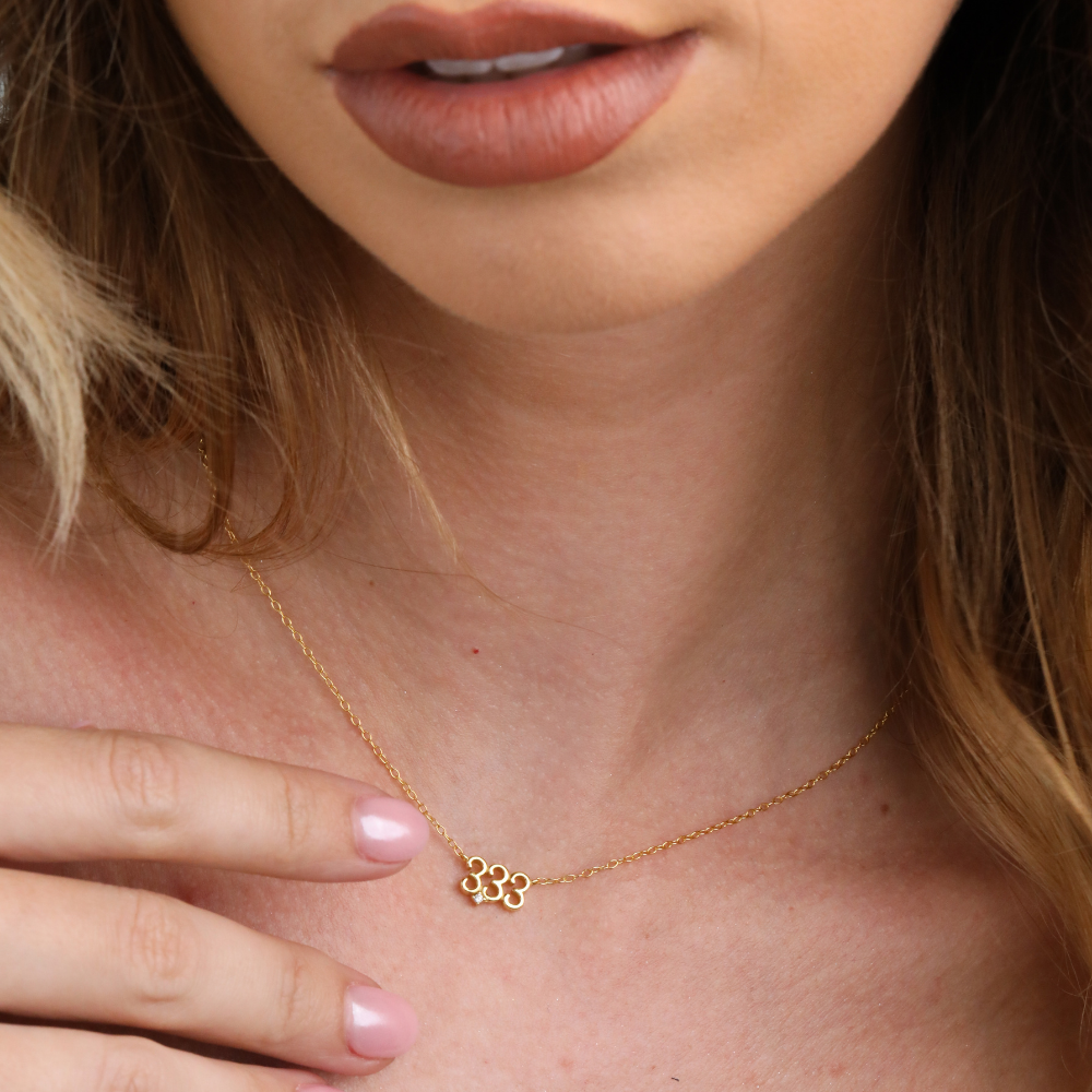 Katia 18K Gold-Plated Lucky Number Necklace