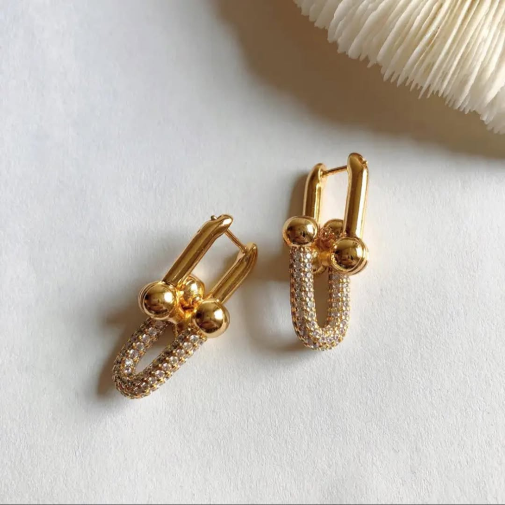 Amanda 18K Gold-Plated Earrings