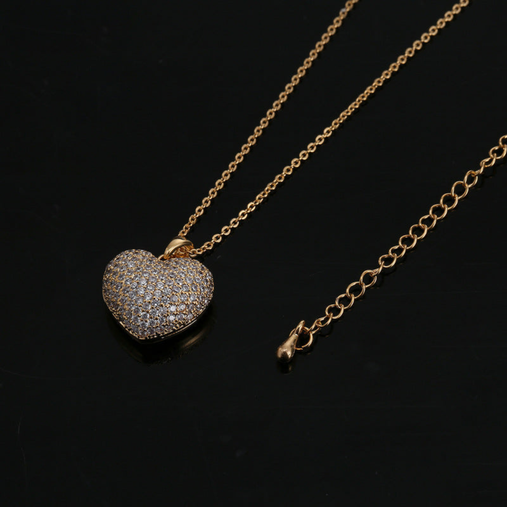 Open Heart 18K Gold-Plated Necklace