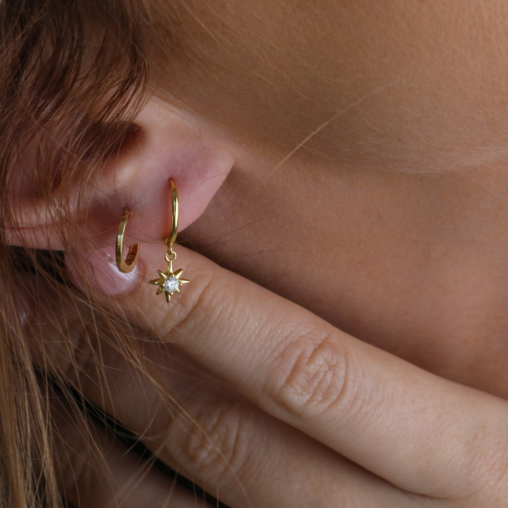 Lily 18K Gold-Plated Earrings