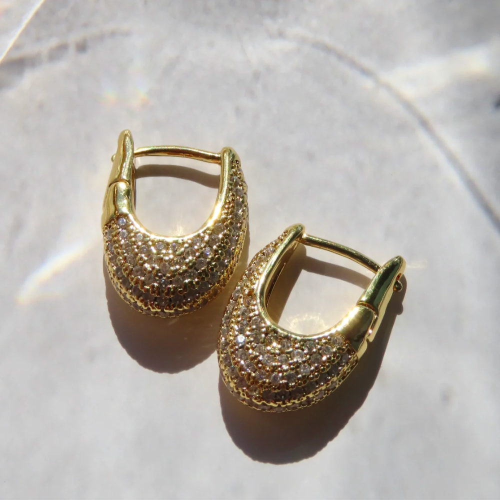 Jasmine 18K Gold-Plated Earrings