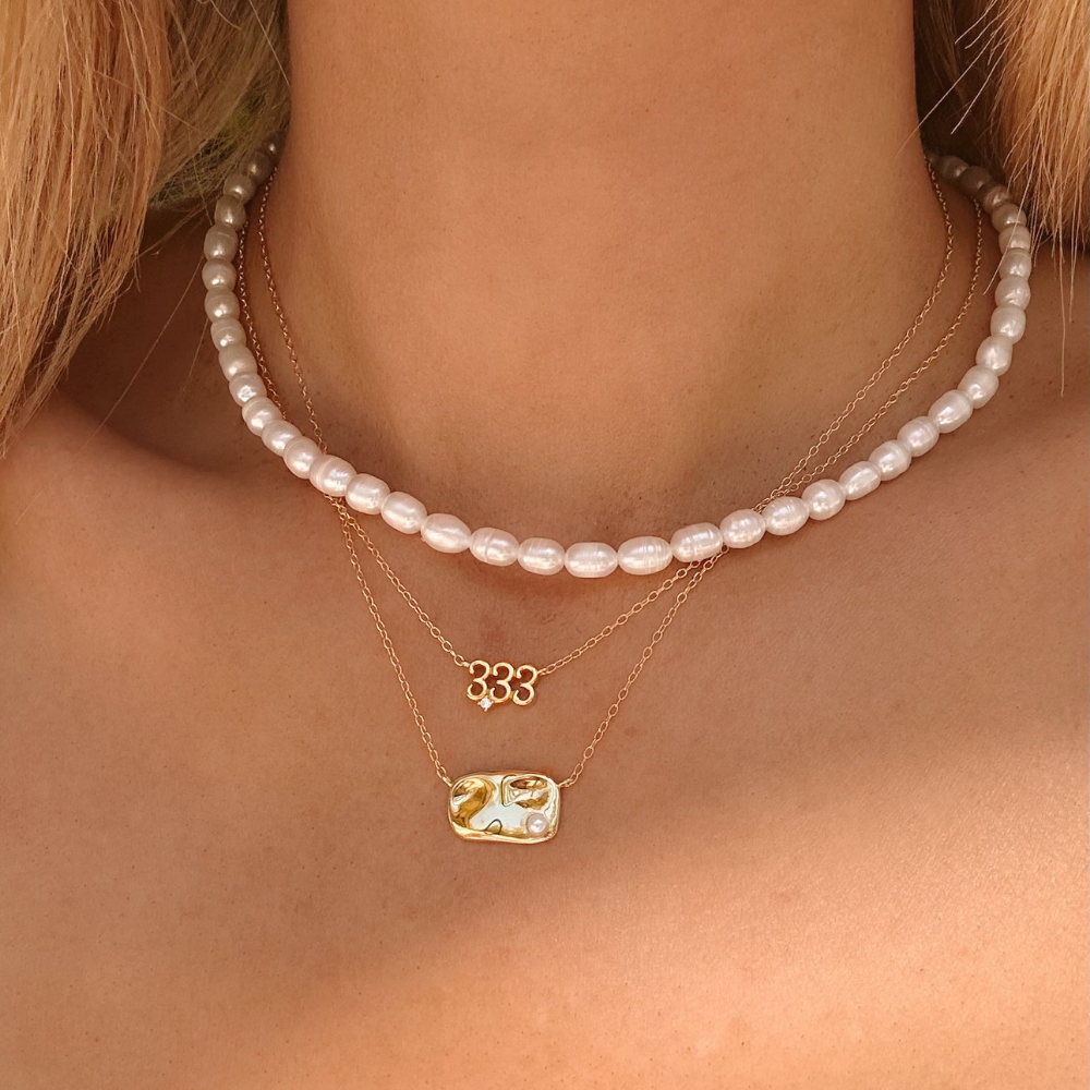 Katia 18K Gold-Plated Lucky Number Necklace