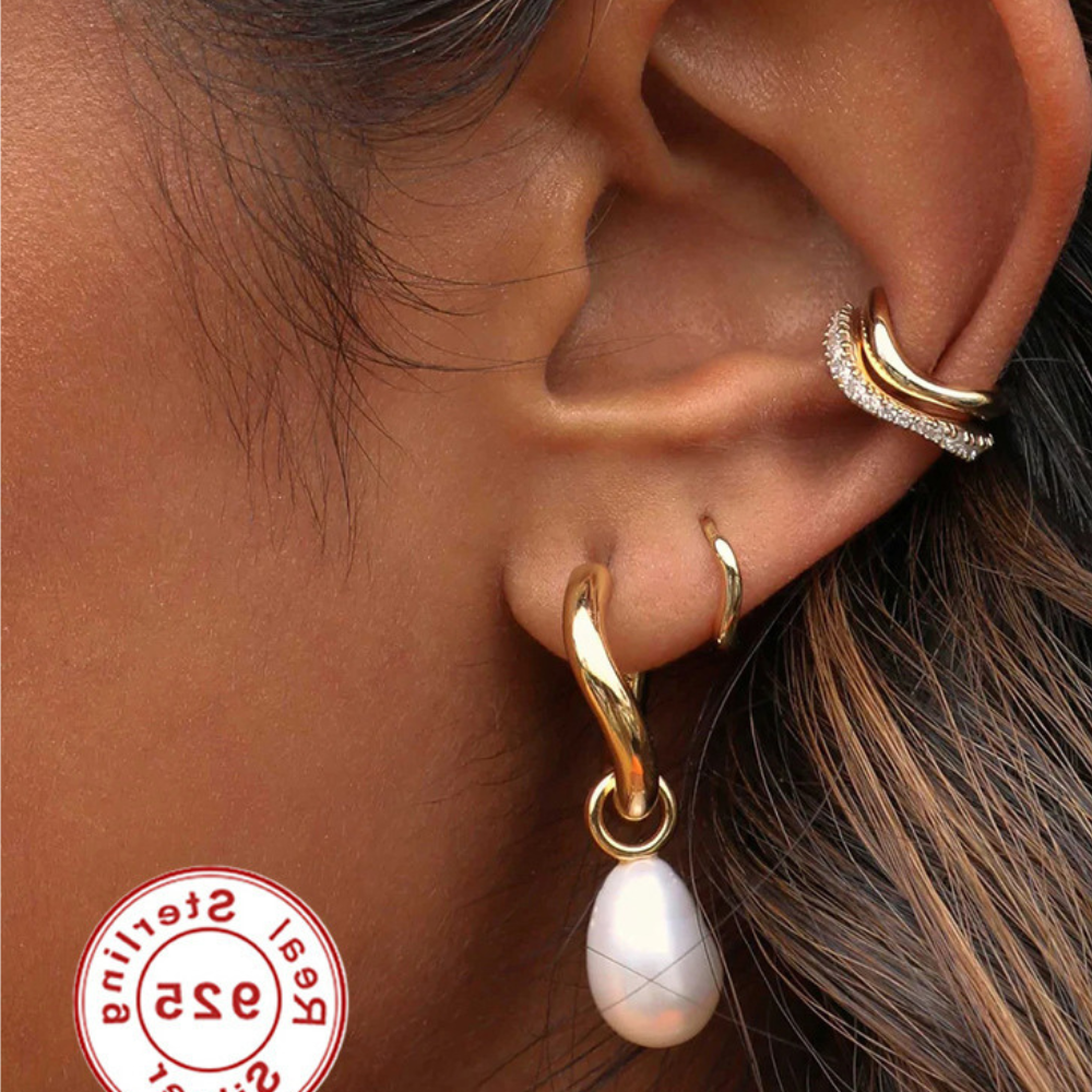 Melanie 18K Gold-Plated Earrings