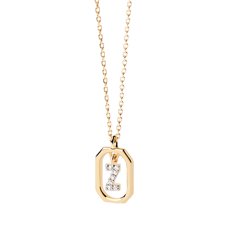 Addison 18K Gold-Plated Letter Necklace