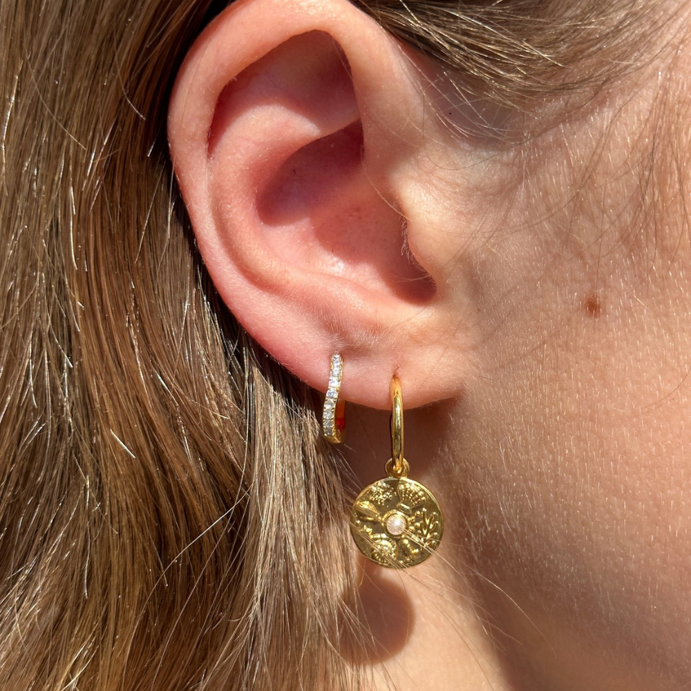Melanie 18K Gold-Plated Earrings