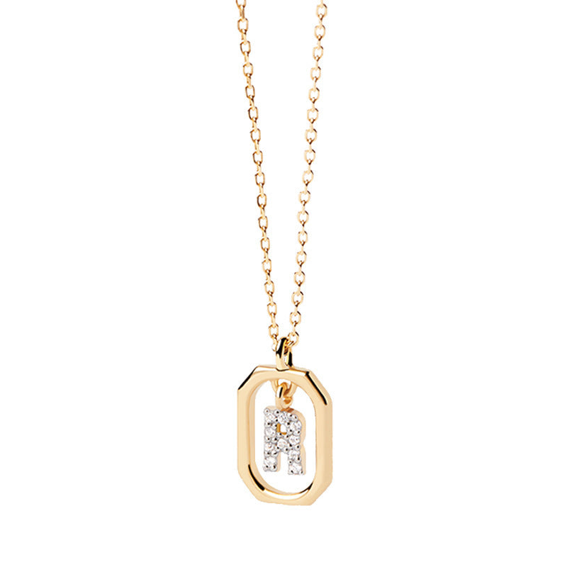 Addison 18K Gold-Plated Letter Necklace