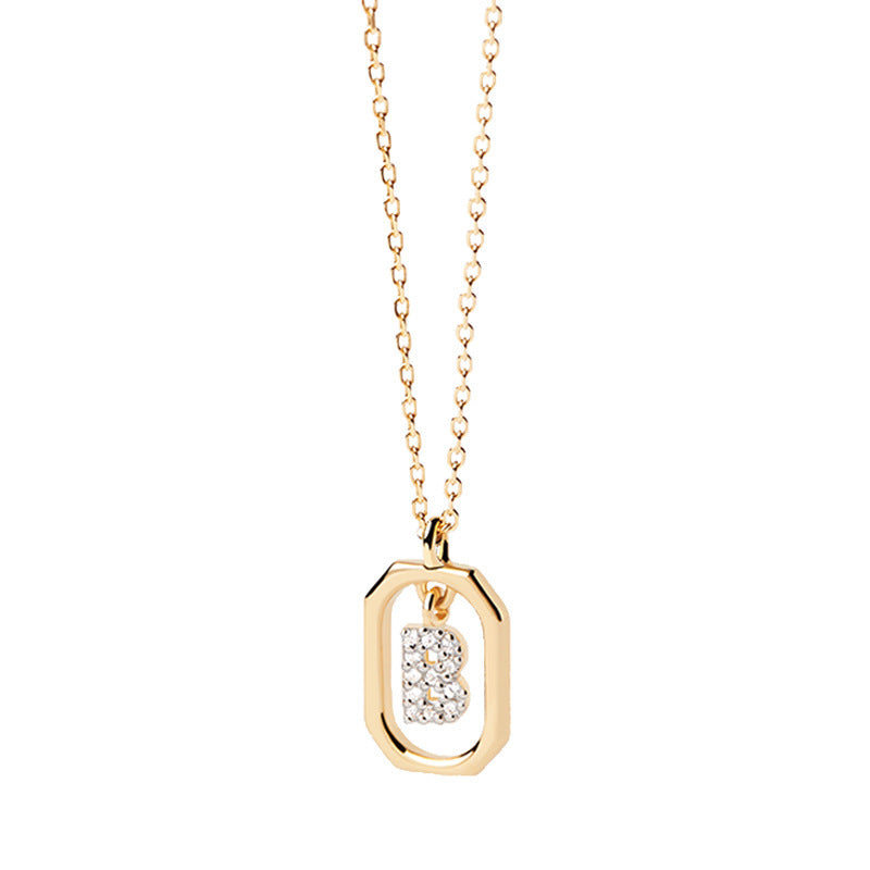 Addison 18K Gold-Plated Letter Necklace