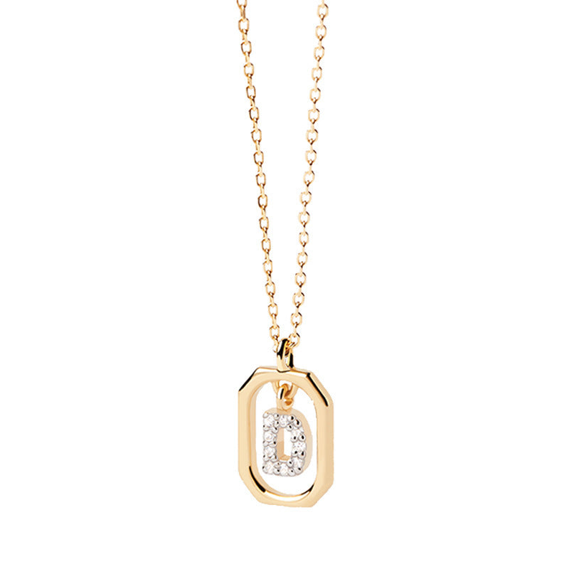 Addison 18K Gold-Plated Letter Necklace