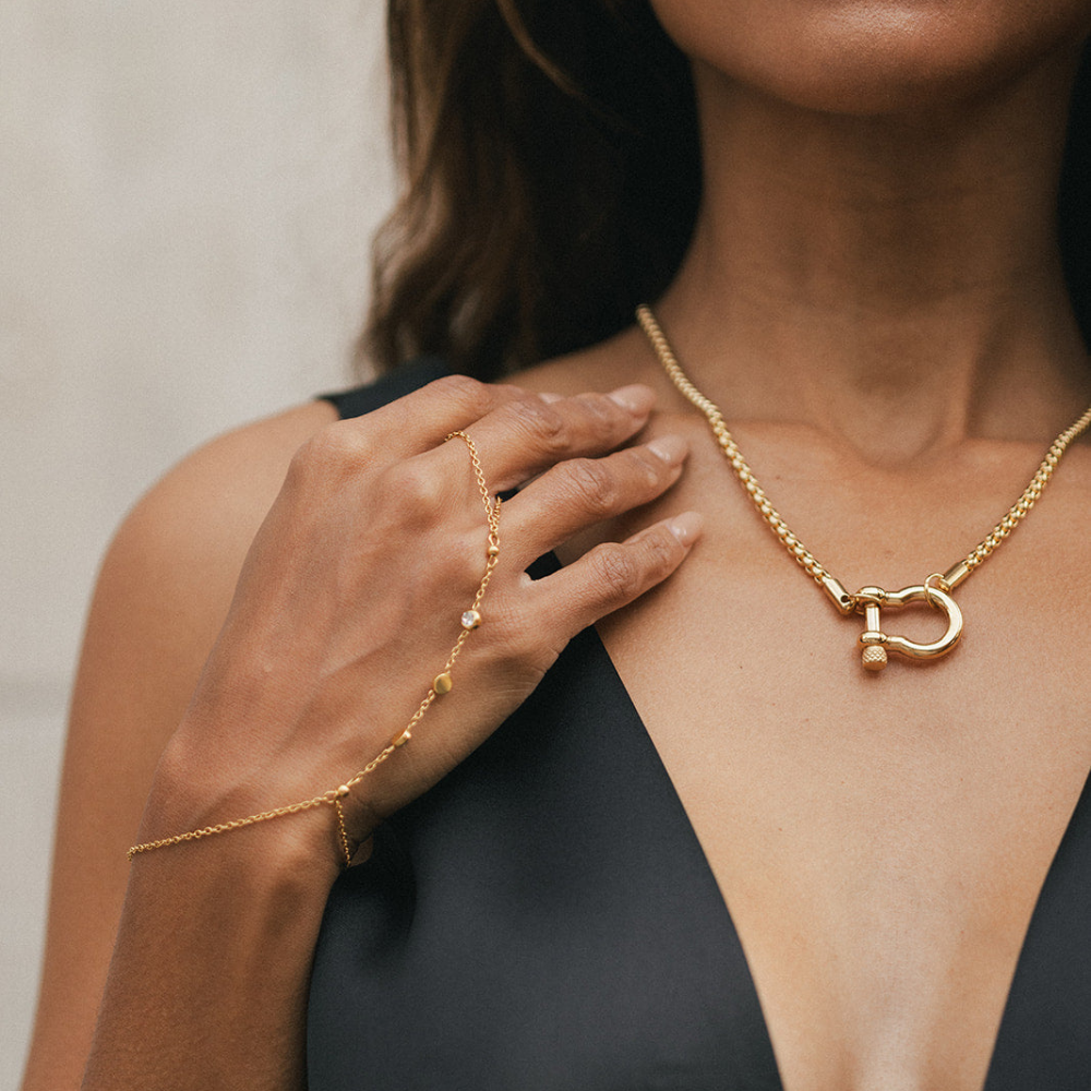 Avril 18K Gold-Plated Necklace