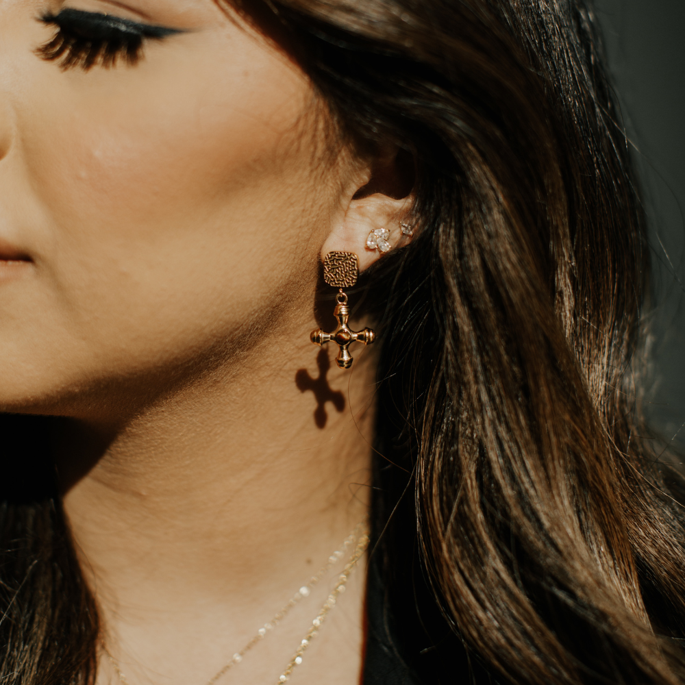 Inara 18K Gold-Plated Earrings