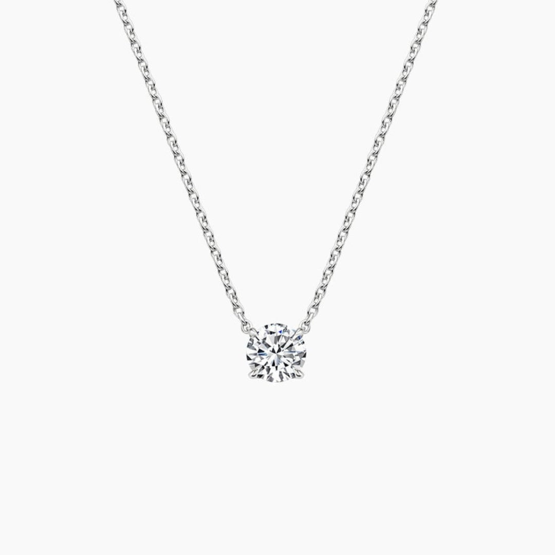 Prong Diamond Pendant