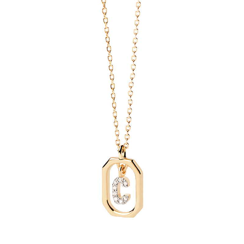 Addison 18K Gold-Plated Letter Necklace