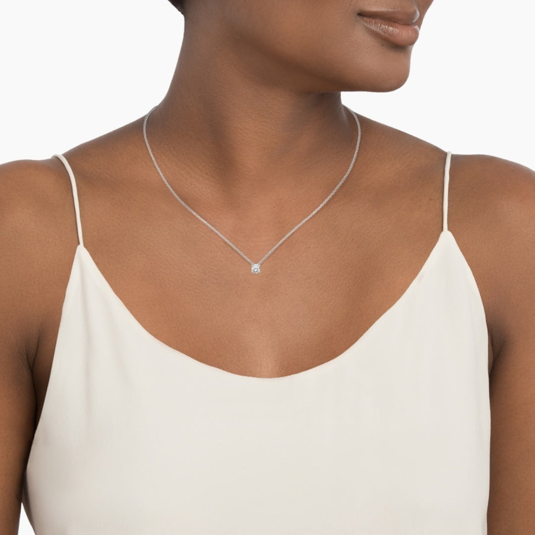 Prong Diamond Pendant