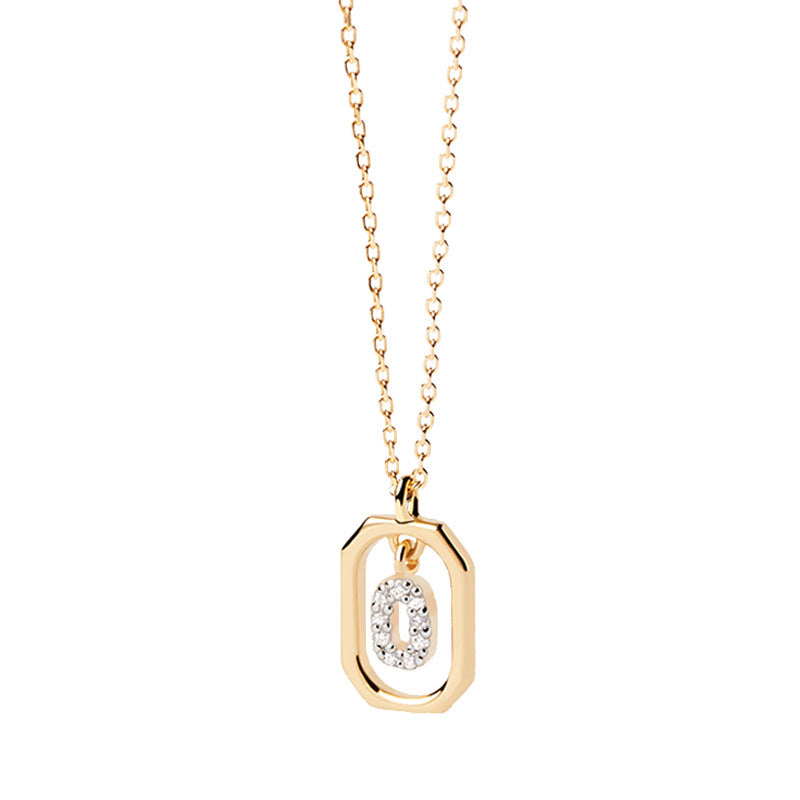 Addison 18K Gold-Plated Letter Necklace