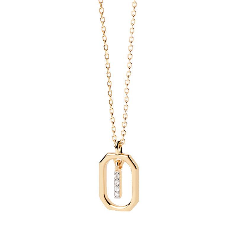 Addison 18K Gold-Plated Letter Necklace
