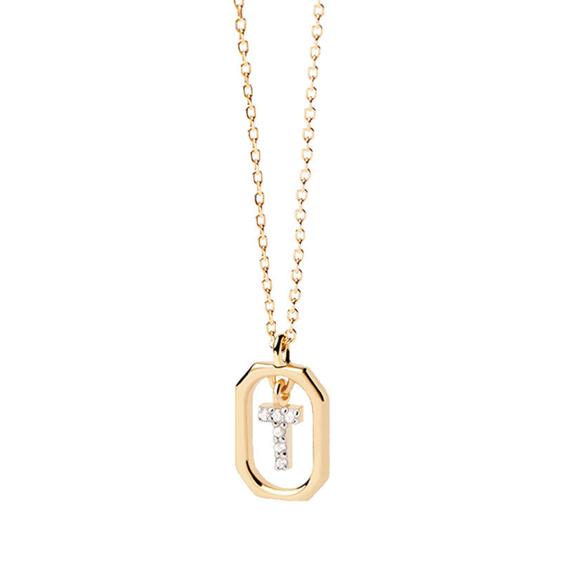Addison 18K Gold-Plated Letter Necklace