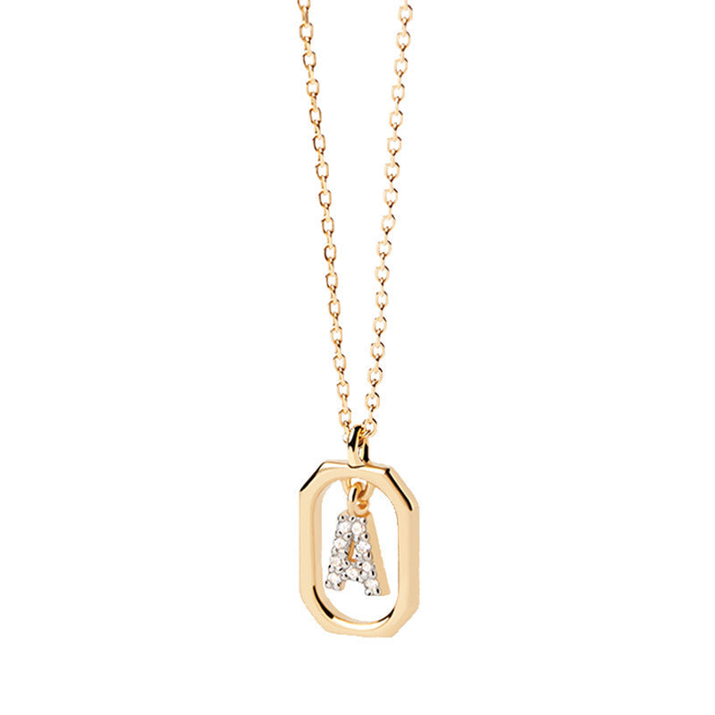 Addison 18K Gold-Plated Letter Necklace