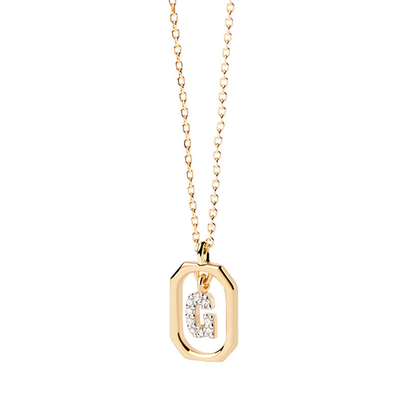 Addison 18K Gold-Plated Letter Necklace